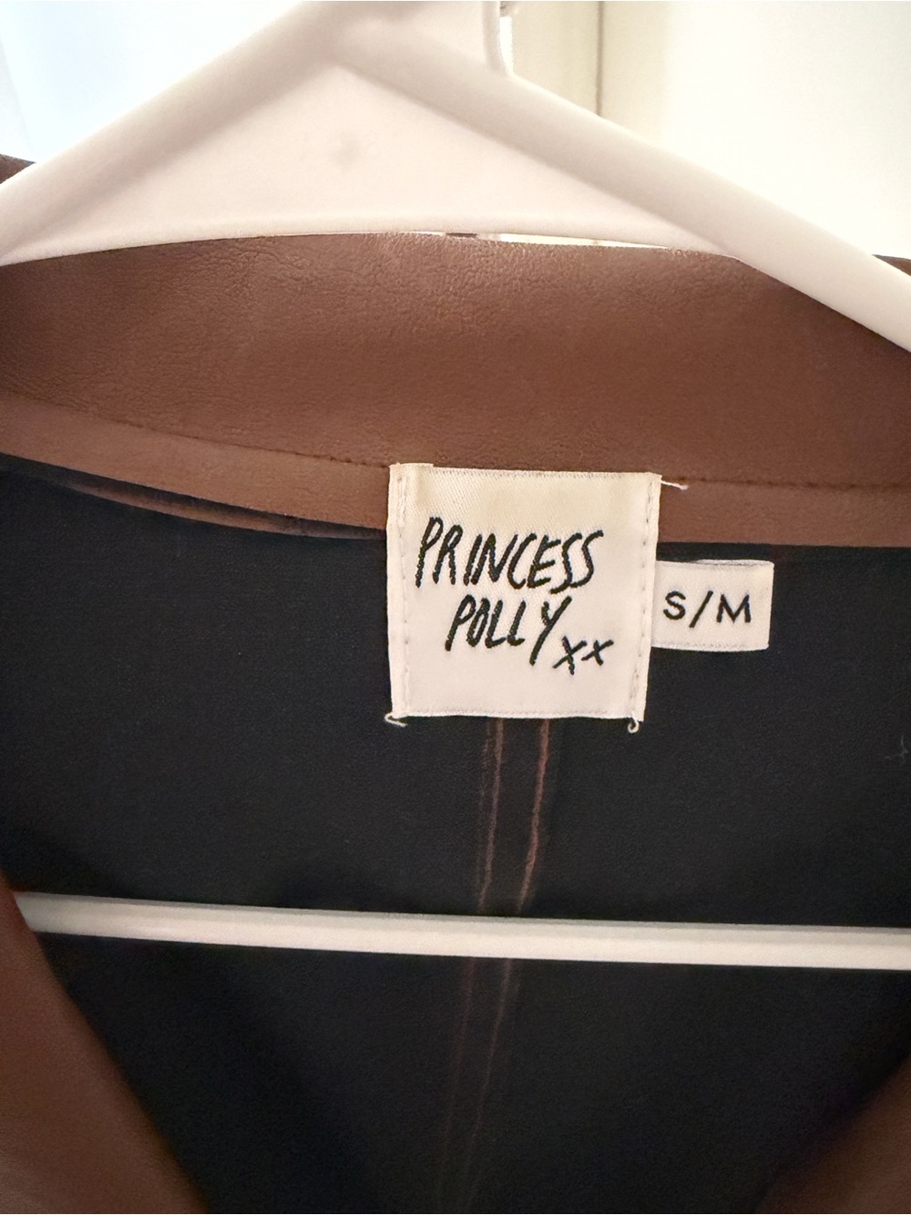Princess Polly Riley Jacket Brown - Picture 5 of 5
